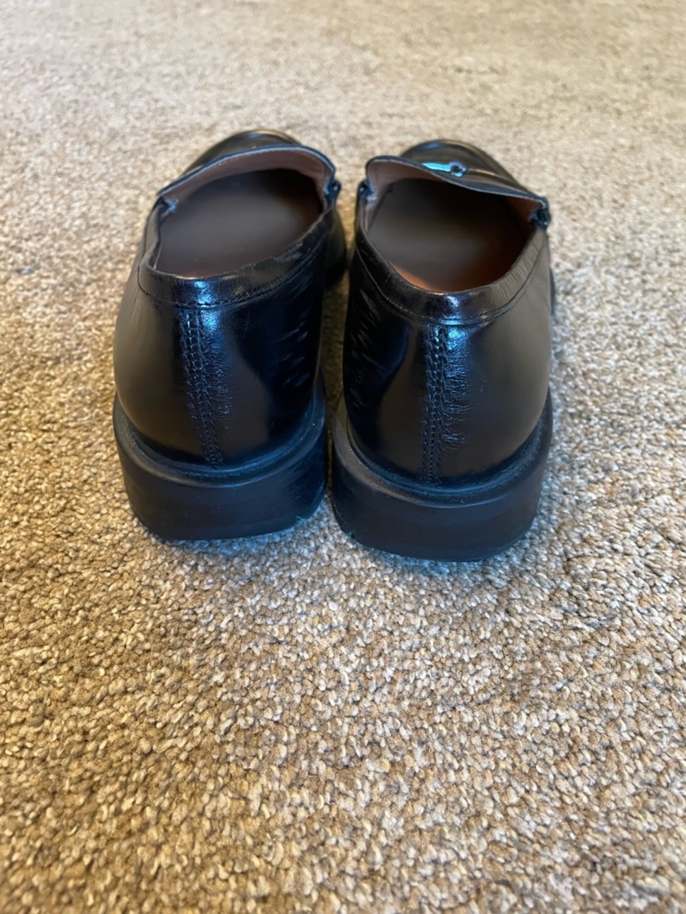 Sarto Eda Women's Black Leather Loafer with Metal Bit Detail Size 7.5 M - Picture 7 of 10